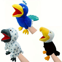 Owl Plush Toy Peacock Hand Puppet Doll