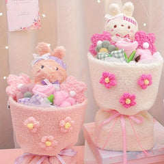 Christmas Doll Plush Toy Bouquet Stuffed Toy for Her
