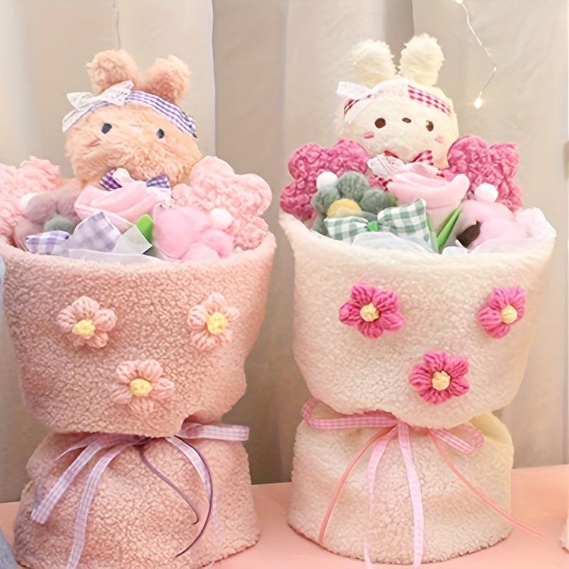 Christmas Doll Plush Toy Bouquet Stuffed Toy for Her