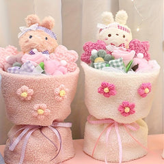 Christmas Doll Plush Toy Bouquet Stuffed Toy for Her