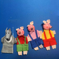Three Little Pigs Finger Dolls Education Toys
