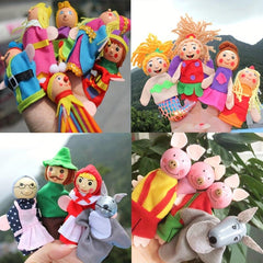 Three Little Pigs Finger Dolls Education Toys