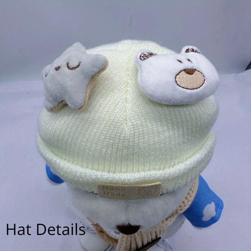 Movable Plush Bear Doll Clothes Set