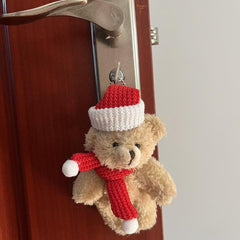 Christmas Blush Pendant Bear American Cartoon Ornament Gift Cake Bag Accessories