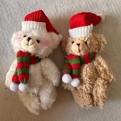Christmas Blush Pendant Bear American Cartoon Ornament Gift Cake Bag Accessories