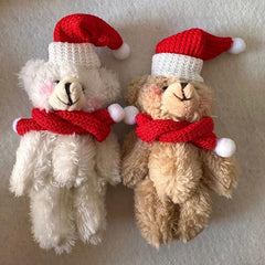 Christmas Blush Pendant Bear American Cartoon Ornament Gift Cake Bag Accessories