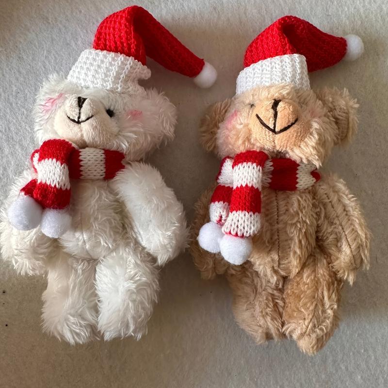 Christmas Blush Pendant Bear American Cartoon Ornament Gift Cake Bag Accessories