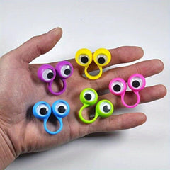 10pcs Eye Finger Puppets Rings Party Favor Easter Toy Game Accessories