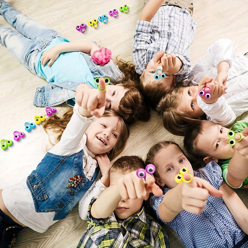 5pcs Eye Finger Puppets Moving Eye Toys Anti Stress Kids Baby Gift
