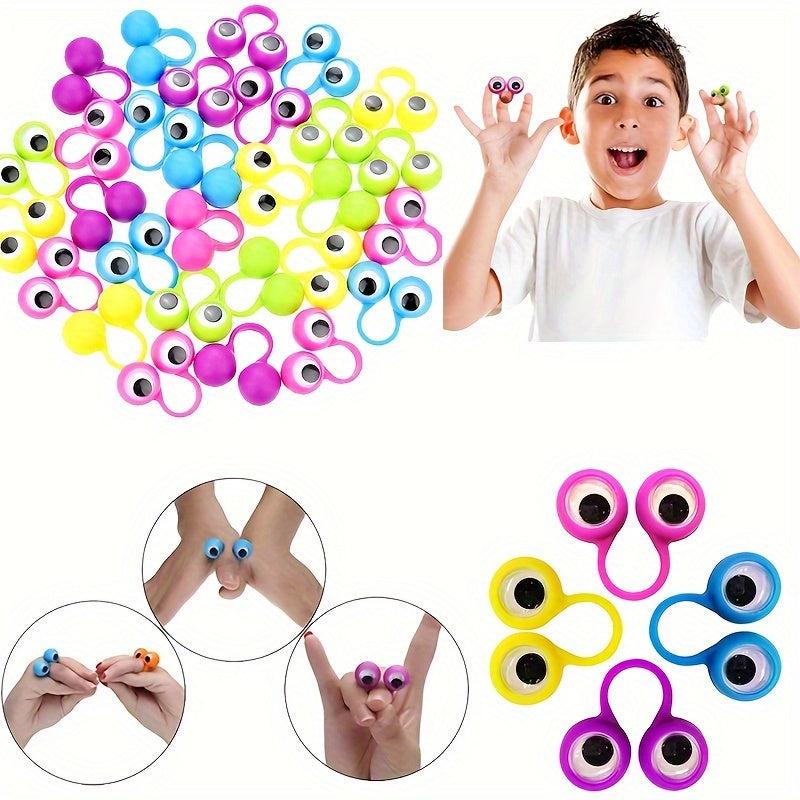 5pcs Eye Finger Puppets Moving Eye Toys Anti Stress Kids Baby Gift