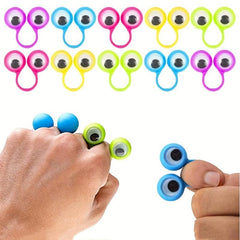 5pcs Eye Finger Puppets Moving Eye Toys Anti Stress Kids Baby Gift