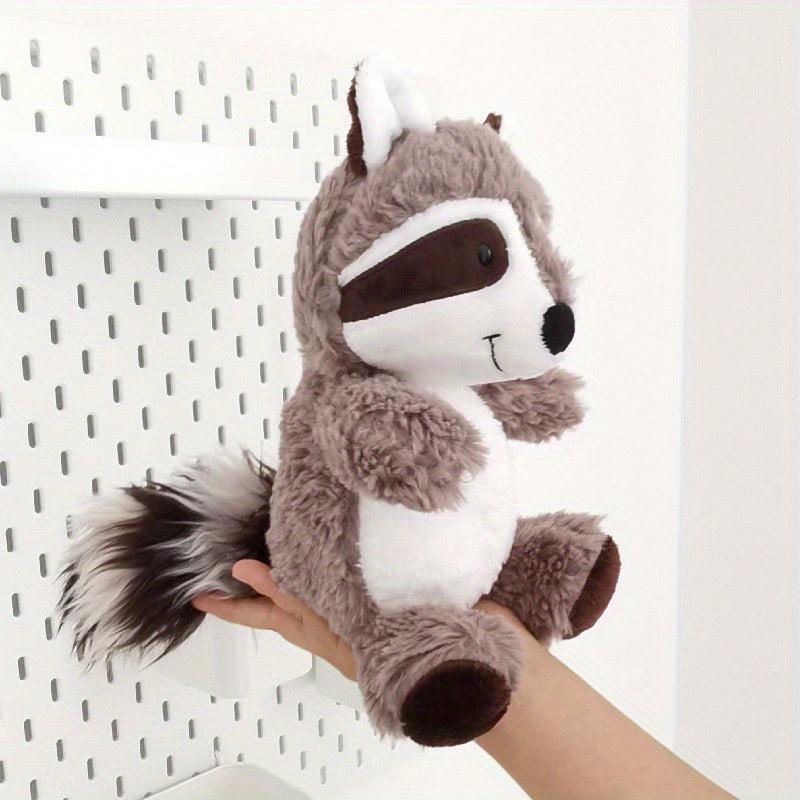 Raccoon Stuffed Toy Bear Doll Bed Sleeping Pillow Big Tail Animals