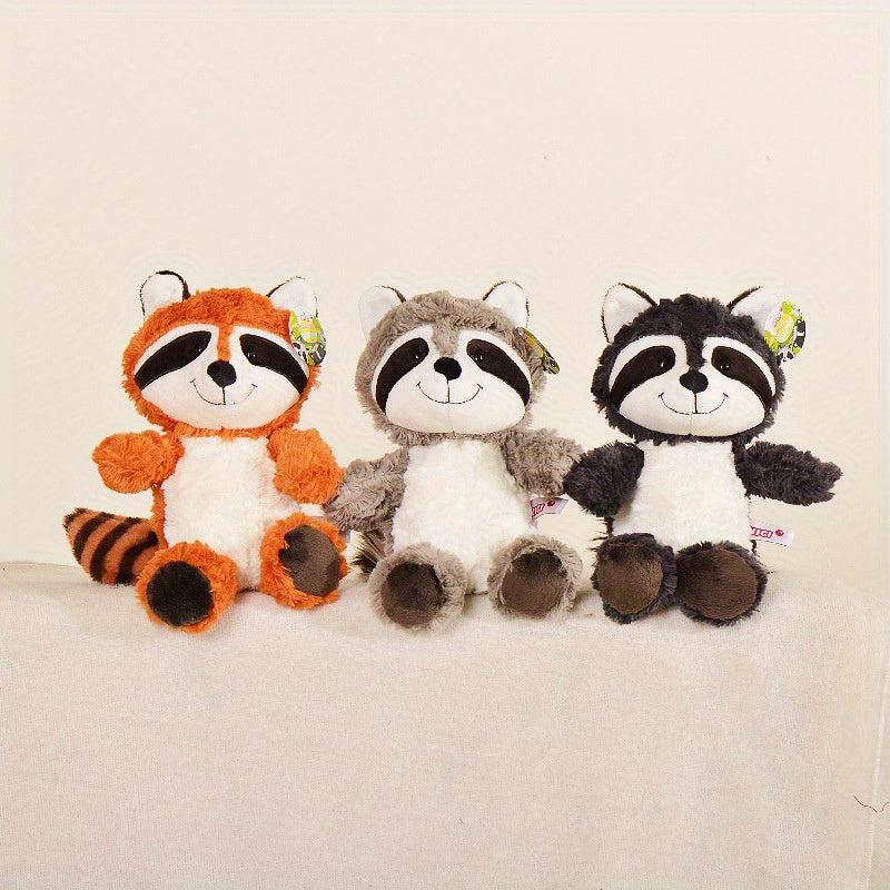 Raccoon Stuffed Toy Bear Doll Bed Sleeping Pillow Big Tail Animals