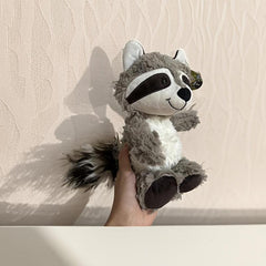 Raccoon Stuffed Toy Bear Doll Bed Sleeping Pillow Big Tail Animals