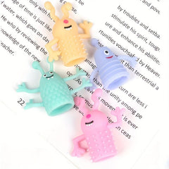 4pcs Little Devil Mini Finger Doll Tricky Toy Vent Finger Doll Coat