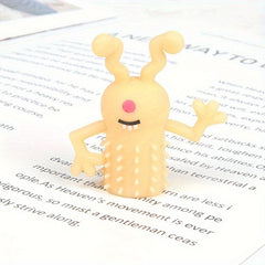 4pcs Little Devil Mini Finger Doll Tricky Toy Vent Finger Doll Coat