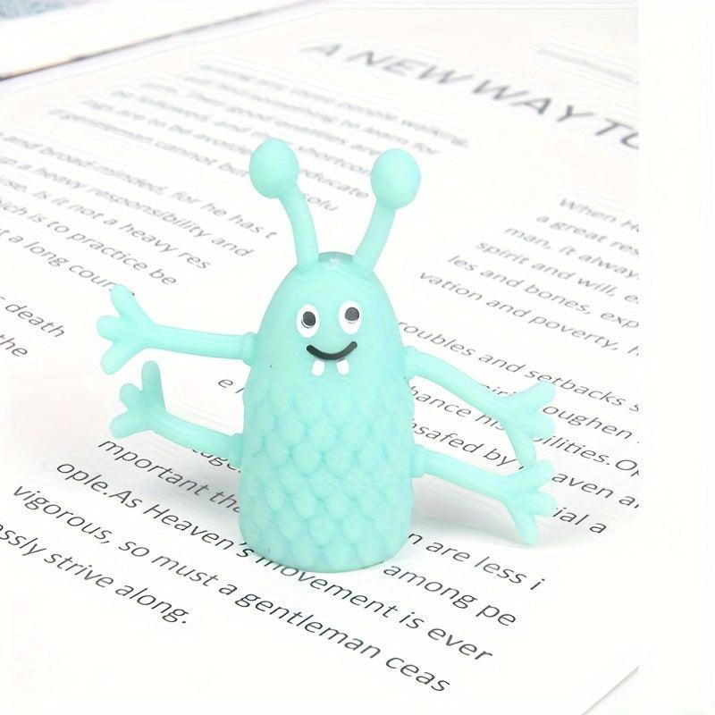 4pcs Little Devil Mini Finger Doll Tricky Toy Vent Finger Doll Coat