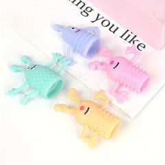 4pcs Little Devil Mini Finger Doll Tricky Toy Vent Finger Doll Coat