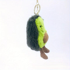 Avocado Pendant Plush Toy Mushroom Strawberry Watermelon Key Chain Doll