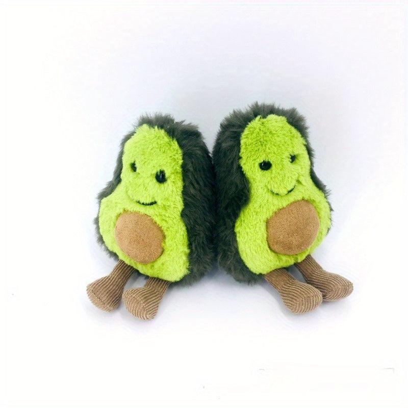 Avocado Pendant Plush Toy Mushroom Strawberry Watermelon Key Chain Doll