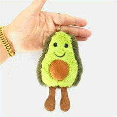Avocado Pendant Plush Toy Mushroom Strawberry Watermelon Key Chain Doll