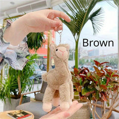 Alpaca Plush Pendant Keychain Mini Doll Bag Ornament