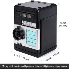 Electronic Coin Savings Bank With Password Protection ATM Savings Bank
