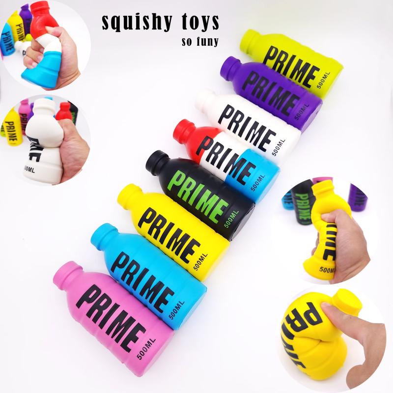 Funny Beverage Bottle Rebound Toy for Office Tricky Gif