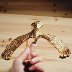 Metal Toy Bird Handheld Balance Eagle Decoration