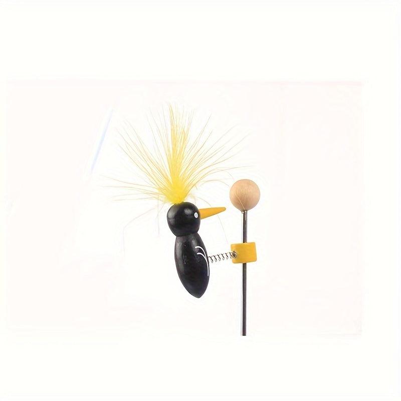 Woodpecker Decompression Toy Wooden Colored Toy