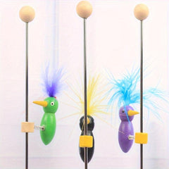 Woodpecker Decompression Toy Wooden Colored Toy