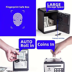 Smart Fingerprint ATM Money Deposit Box