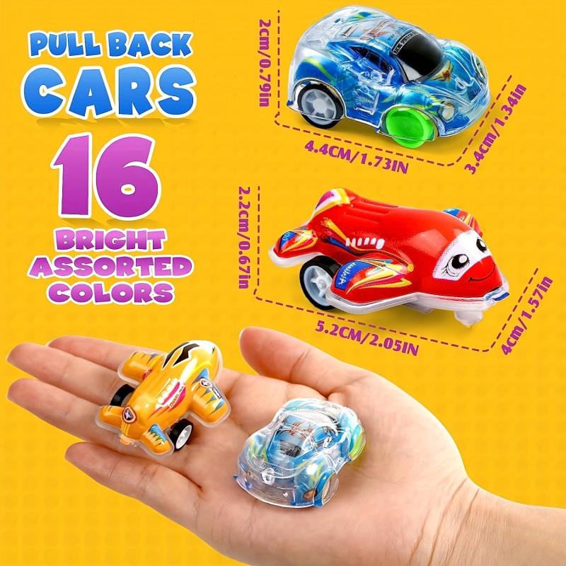 50pcs Pull Back Car Pull Back Plane Random Pull Back Automatic Running Car
