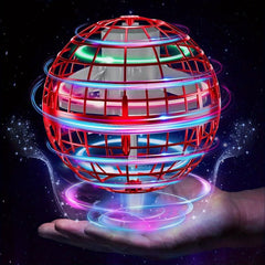 Flying Ball Toy with LED Light Fidget Spinner Mini Drone Toy