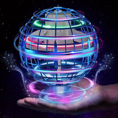 Flying Ball Toy with LED Light Fidget Spinner Mini Drone Toy