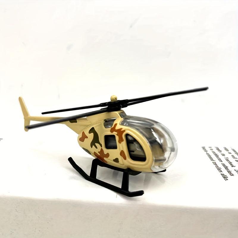 Alloy Model Aircraft Children's Toy Military Decoration Toy Helicopter