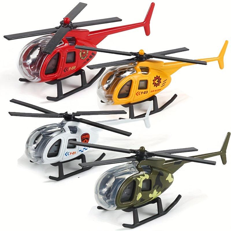 Alloy Model Aircraft Children's Toy Military Decoration Toy Helicopter