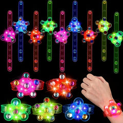 Luminous Rotating Top Bracelet for Kids
