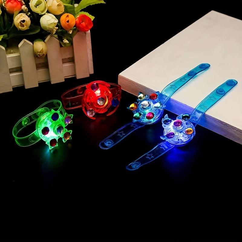 Luminous Rotating Top Bracelet for Kids