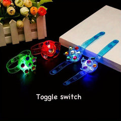 Luminous Rotating Top Bracelet for Kids