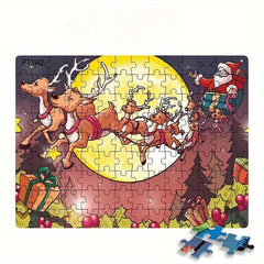 Christmas Santa Claus 126 Pc Puzzle Assembly Gift