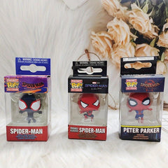 Spider-Man Peter Keychain Anime Figure Movie Peripherals Toy
