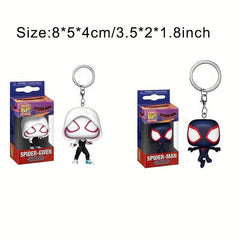 Spider-Man Peter Keychain Anime Figure Movie Peripherals Toy