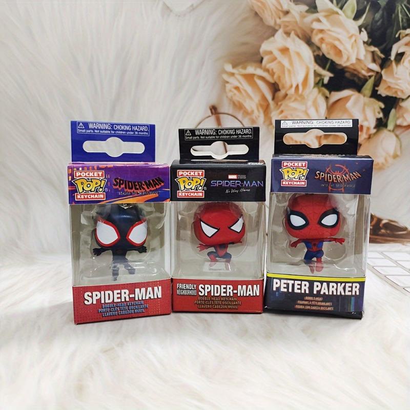 Spider-Man Peter Keychain Anime Figure Movie Peripherals Toy