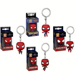 Spider-Man Peter Keychain Anime Figure Movie Peripherals Toy