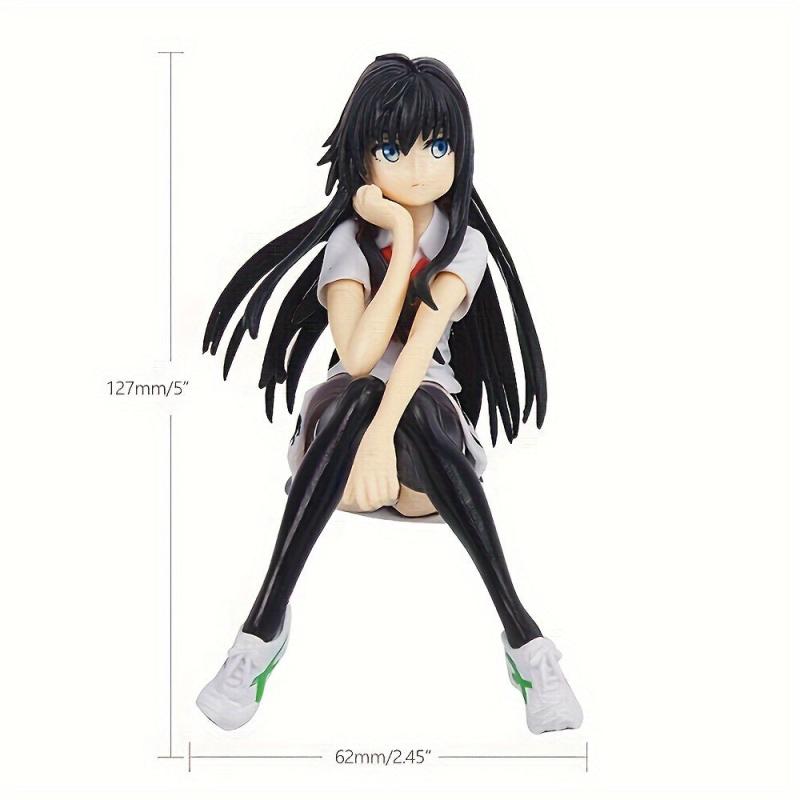 Japanese Anime Girl Statue Pvc Cartoon Character Image