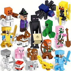 16 Characters Building Blocks Puzzle Toy Birthday Gift