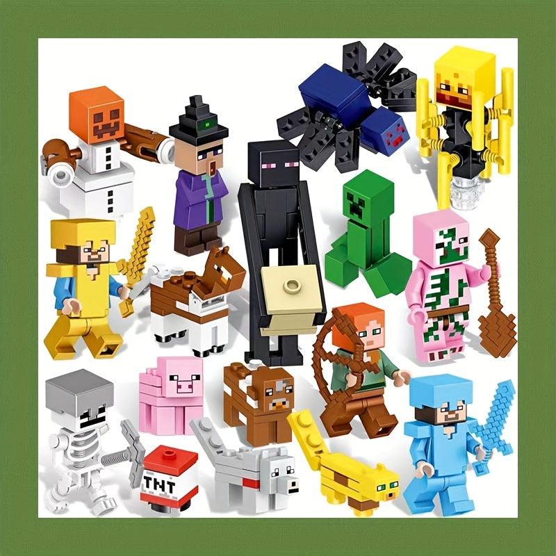 16 Characters Building Blocks Puzzle Toy Birthday Gift