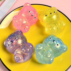 2pcs Maltose Bear Shape Squeeze Toys Decompressing Hyperactivity Toys