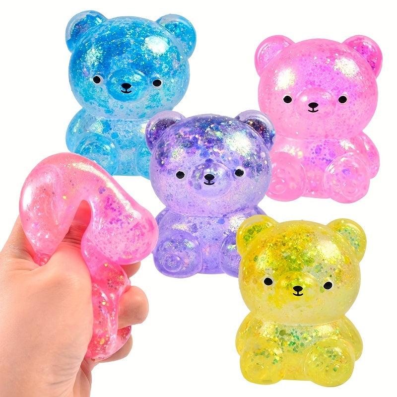 2pcs Maltose Bear Shape Squeeze Toys Decompressing Hyperactivity Toys